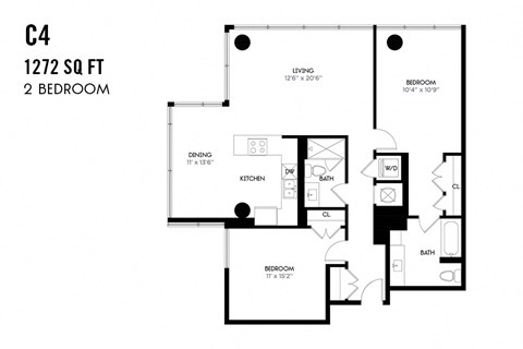 Two Bedroom C4 Apex The One